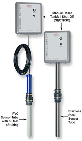 Manual Reset Geotech Pneumatic Tankfull Shut-Off