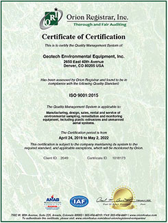 ISO 9001.2015 Certificate